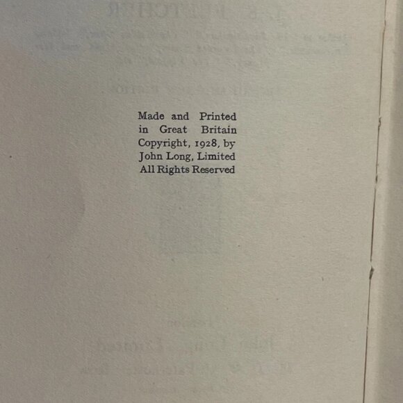 The Shadow of Ravenscliffe by J.S Fletcher Second Edition 1928 - Picture 6 of 6